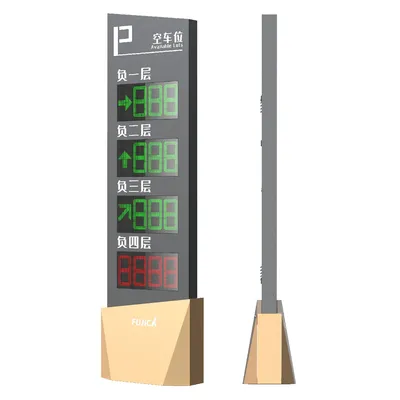 Entrance Parking Display Screen with Multi-Zone LED Indicator