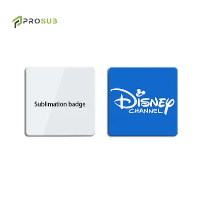 Prosub Sublimation Blanks Glass Fridge Magnet Custom Printing ID Tags