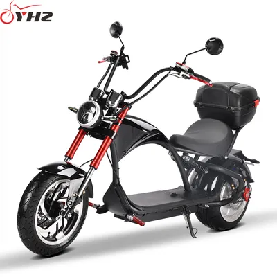 EU Warehouse in Stock EEC Two Wheels Electric Scooter 60V 3000W with Rear Box for Adult Hot Selling