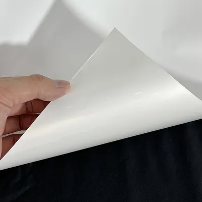 Adhesive PP Synthetic Paper PP for Matte Film Roll Glossy Matte Double Sided Printing Material Inkjet Media Advertising Material