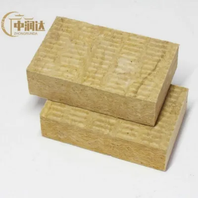 Fireproof 80kg/M3 Mineral Wool Sheets Rock Wool Board Insulation