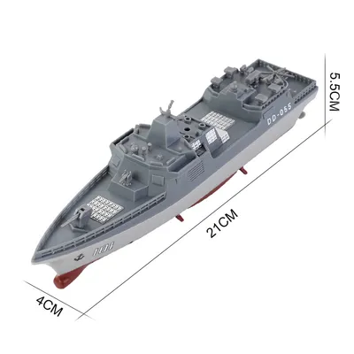 Summer Water High-Speed Rechargeable Destroyer Toy Plastic Remote Control Engine Electric Speed Boat