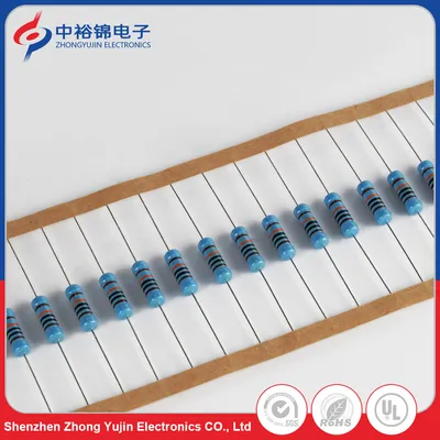 Radio 1/2W 1/8W 1/4W 1W 2W Metal Film Resistor