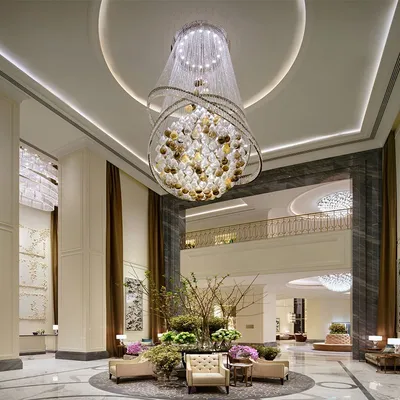 Beauty Flower Modern Decorative Hotel Project Chandeliers