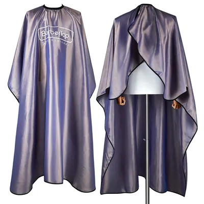 Waterproof Anti-Static Barber Cape with Hand Openings and Adjustable Neck Closure