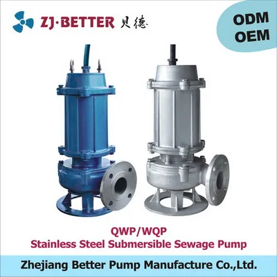 Wqk Submersible Sewage Cutting Pump for Waste Water