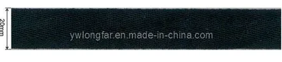 Black Herringbone Webbing