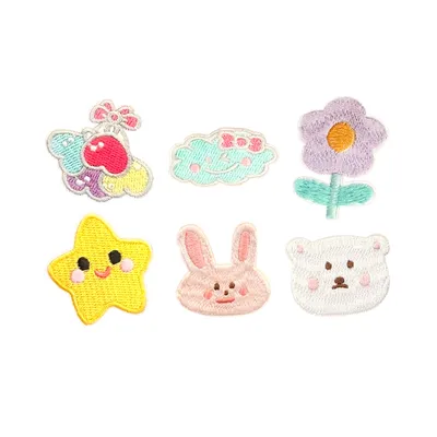 Woven Fabric 100% Woven Embroidered Soft Logo Patch Custom Embroidery Badges Garment Accessories Customized Iron on Patches for Clothing