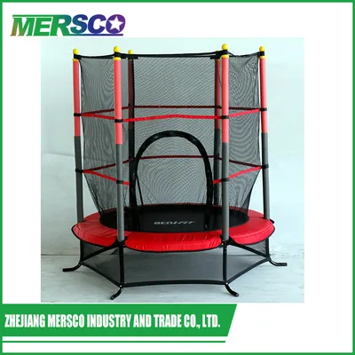55 Inch Trampoline for Little Kids with High Quality Safety Net and Enclosure