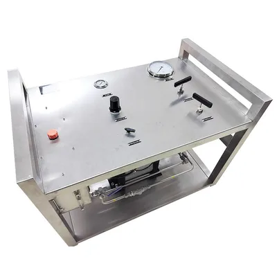 Usun Model: Ws-Gt40 250mm High Flow 200-300 Bar Complete Stainless Steel Pneumatic Driven Hydraulic Pressure Testing Pump System