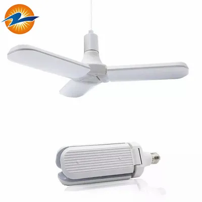 New Style LED Foldable Lamp Fan Blade Light 36W 45W E27 LED Bulb LED Lamp