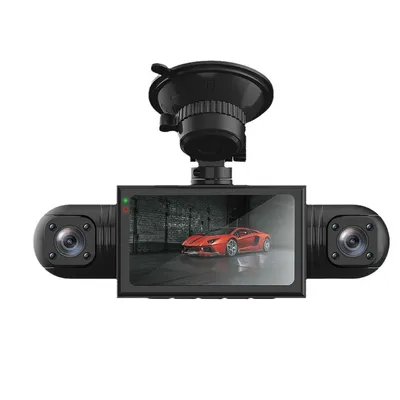 FHD 1080P Four Lens Car DVR 24h Monitoring GPS WiFi Dashcam