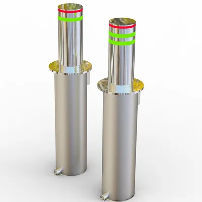 Safety Telescopic Barrier Stainless Steel Electric Automatic Lifting Hydraulic Column
