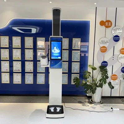 Sh-V18 Automatic Measurement Height Weight Machine with Kiosk Blood Pressure Machine