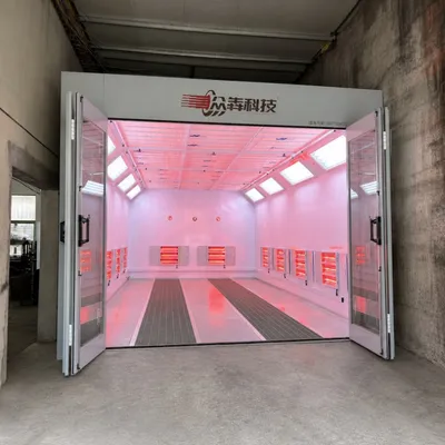 Zonben Direct-Fired Automatic Spray Paint Booth for Forklift Refinishing