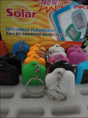 Resue Solar Power Keychain With LED (ZS-2038)