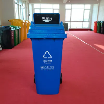 Outdoor 120liter Plastic Trash Can Garbage Container Trash Bin Dustbin