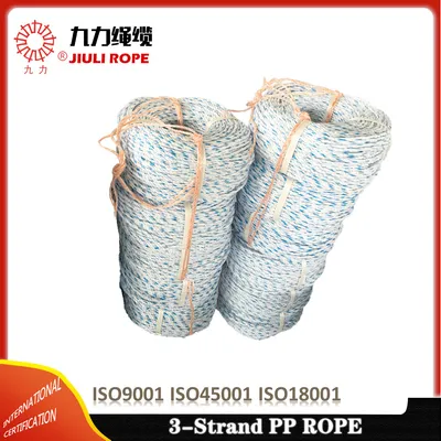 Packaging Rope 3 Strands Rope Polypropylene Rope PP Rope Blue Rope