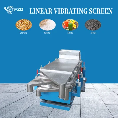 High Frequency China Quartz Sand Linear Vibrating Screen