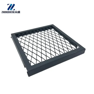 Diamond-Hole Expanded Aluminum Veneer Mesh for Exterior Wall Cladding