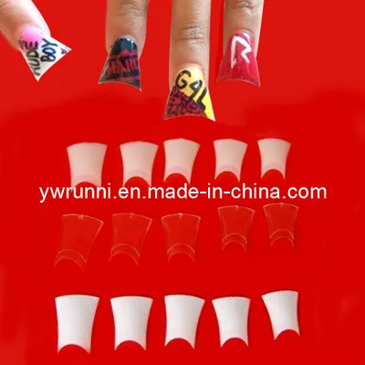 Professional Nail Art White Duck Feet Nail Tips