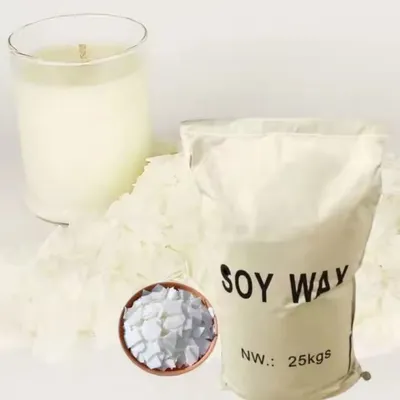 Cheap Bulk Natural Soy Wax Soybean Wax /Paraffin Wax for Candle Making