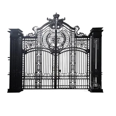 Manufacture Custom Ornamental Security Wrought Iron Gates