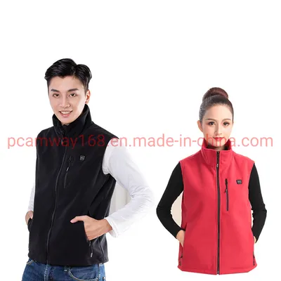 Autumn/Winter Fleece Electrical Heated Outdoor Sports Fishing USB Vest