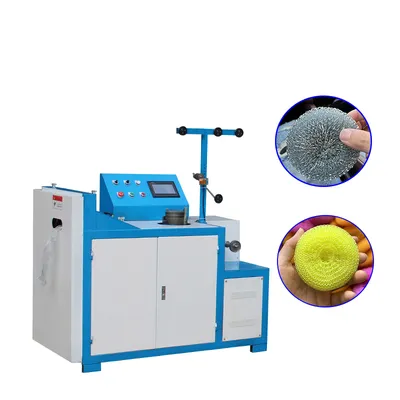 Dish Washing Mesh Scourer Knitting Machine with High Speed