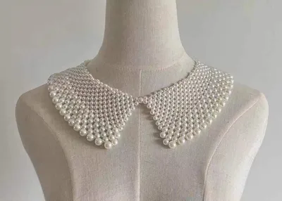 Customize Rhinestone and Pearl Cravat