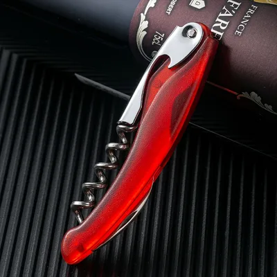 Red Blue Black Colorful Multi Tool Beer Metal Bottle Wine Opener