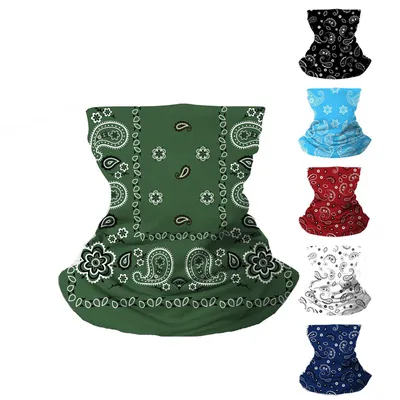 Custom Summer Cooling Fishing Cycling UV Protection Face Cover Mask Multifunctional Tube Headwear Bandanas Scarf Neck Gaiter