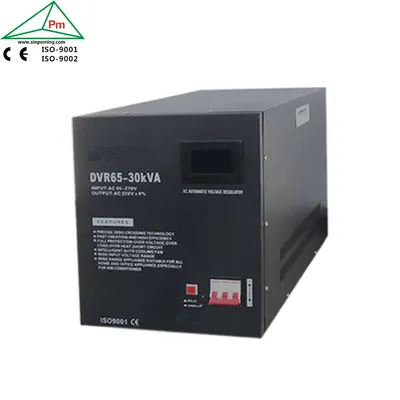 Single Phase 30kVA 65V-270V Ultra Low AC Voltage Stabilizer for Home Use