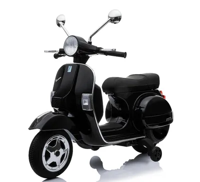 Vespa Px150 Licensed Kids Ride on Electric Motorcycle with Tail Box