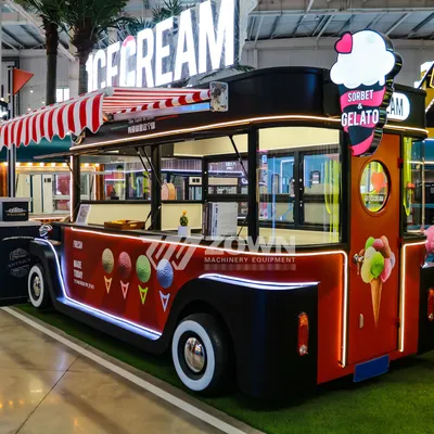 Customizable Dessert Low Prices Kitchen Machines Mobile Beverage Trailer Cart