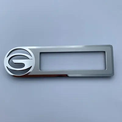 Stainless Steel Badge Custom Hollow Work Number Plate