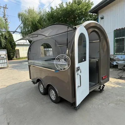 China Manufacturer Mobile Fast Food Truck 220*160*210cm Can Be Customized Food Trailer Price Fast Food Kiosk Outdoor