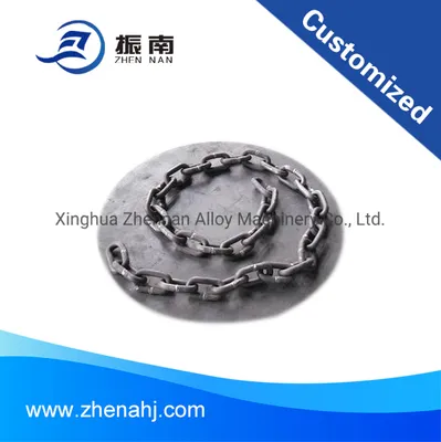 Link Chain, Lost Wax Casting for Grate Cooler of Cement Mill