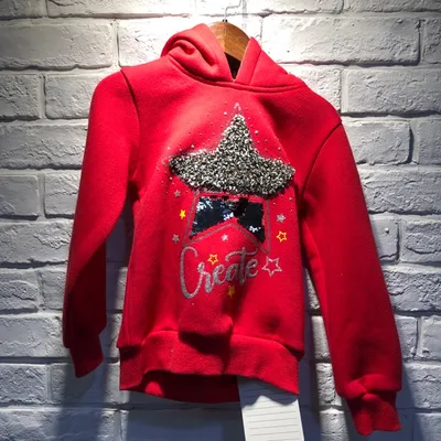 Fashionable Red Hoodie for Girls