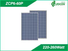 High-Efficiency 220W Poly Crystalline Solar Panel