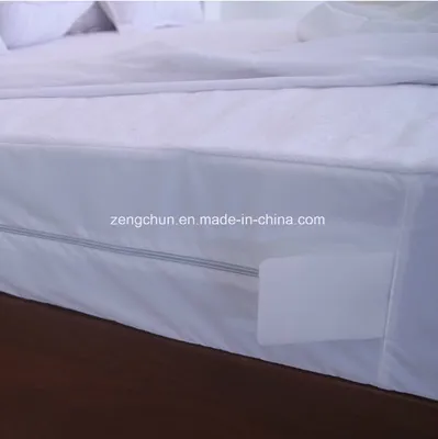 Cotton Terry Surface Bed Bug Proof Mattress Encasement Waterproof Anti Dust Mites Proof Mattress Encasememen with Zipper