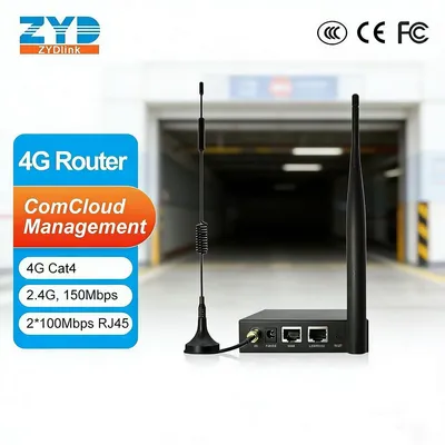 Advanced 4G Wireless Router with Wide Voltage Input for Remote Operations