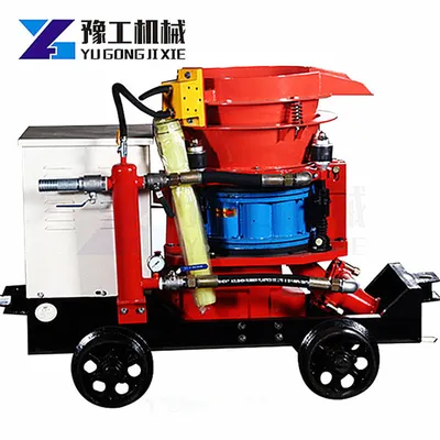 Yugong W7p Dry Mix Concrete Refractory Mixture Gunning Gunite Machine