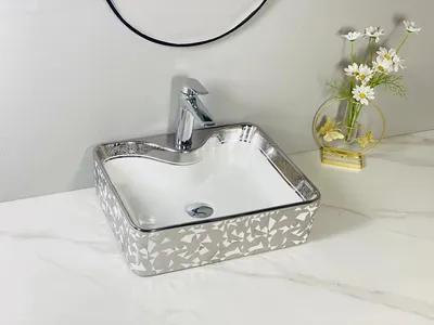 Modern Ceramic Bathroom Sink with Elegant Design and Durable Finish Wash Basin