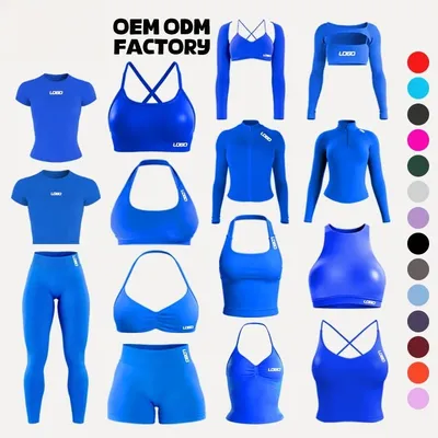 Women Seamless Yoga Sets High Stretch Yoga Leggings Scrunch Butt Fitness Gym Wear Ropa Deportiva Mujer