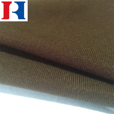 Velvet Spandex Comfortable Soft Handfeel Fire Resistant Fabric for Suit Coat