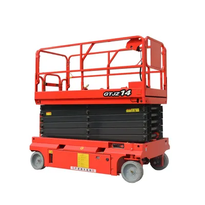 Electric Scissor Lift Hydraulic 14m Good Quality Best Price Use for High Work Warehouse
