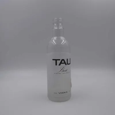 Unique Design Luxurious Embossed Shape Alcohol Vodka Gin Glass Wine Bottle