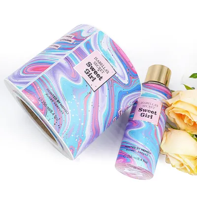 Customized Adhesive Thermal Custom Bottle Logo Waterproof Hologram Packaging Label Wine Sticker Printing Label Printing Custom Sticker