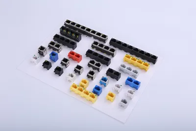 Side Entry 1X2 Ports 10/100/1000 Base-T 10p8c Network Jack RJ45 Connector Modular
